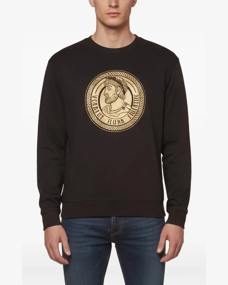 Versace Jeans Medallion-print sweatshirt - Schwarz Schwarz