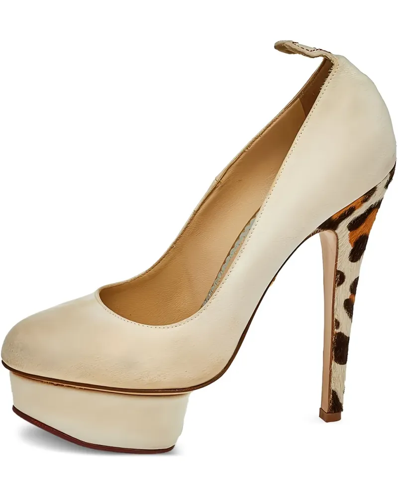 Charlotte Olympia Pre-owned Dolly Pumps 145mm - Nude Nude