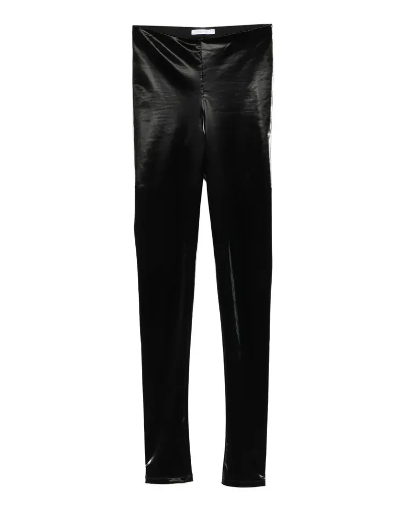 Patrizia Pepe coated leggings - Schwarz Schwarz