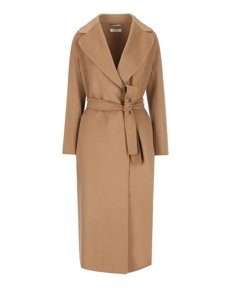 Max Mara belted notched-lapel coat - Braun Braun