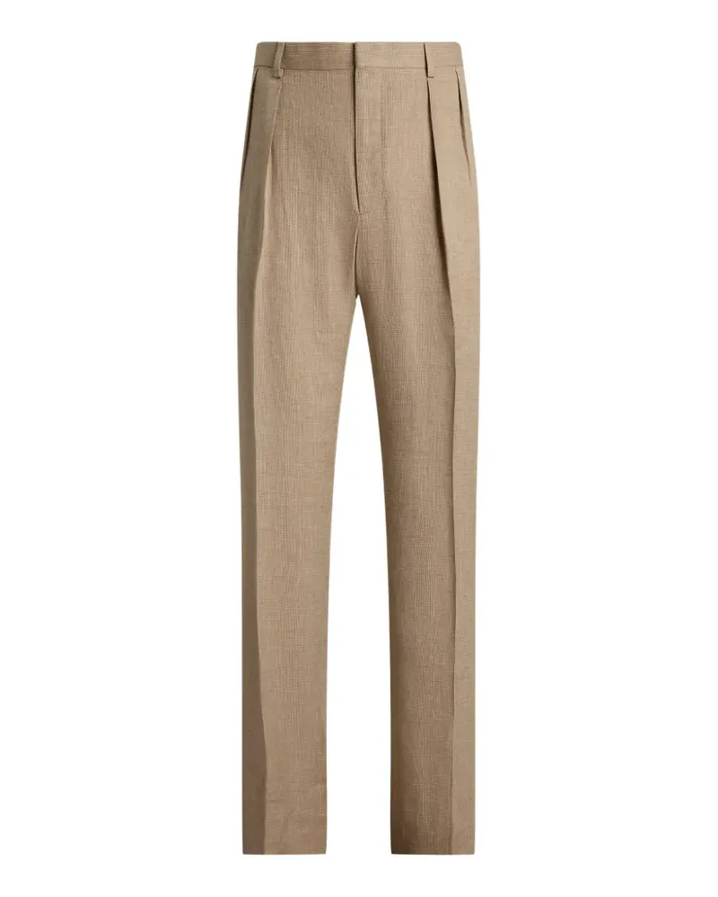 Ralph Lauren double-pleated trousers - Nude Nude