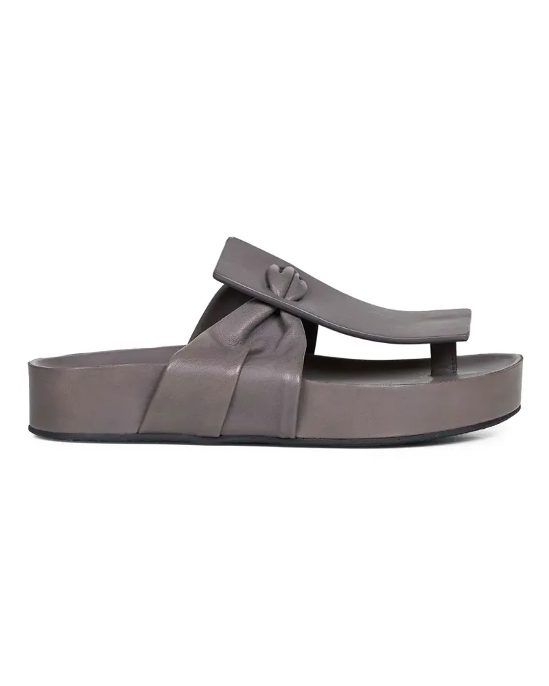 Uma Wang Square Sandalen 35mm - Grau Grau