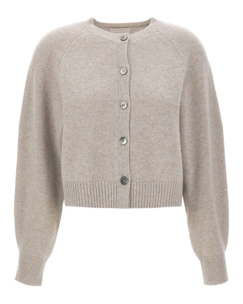 hemisphere cropped raglan-sleeve cardigan - Nude Nude