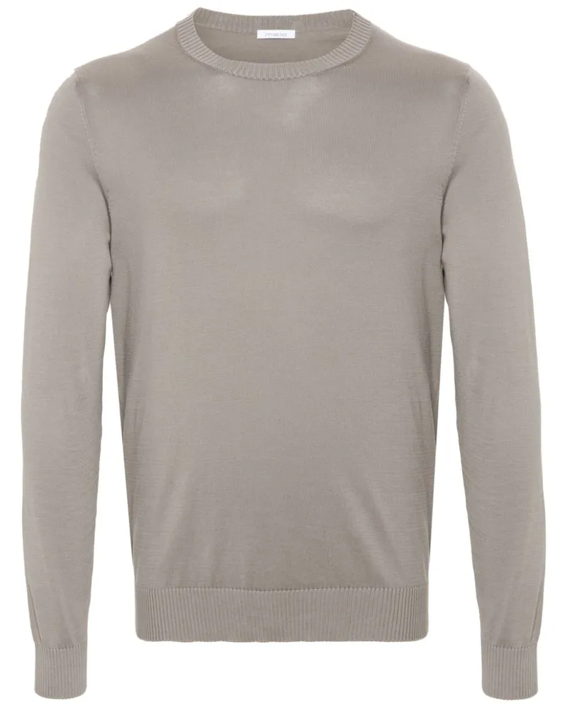 Malo Gerippter Pullover Nude