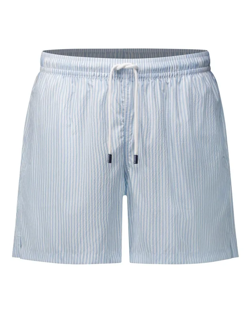 Fedeli Gestreifte Badeshorts - Blau Blau