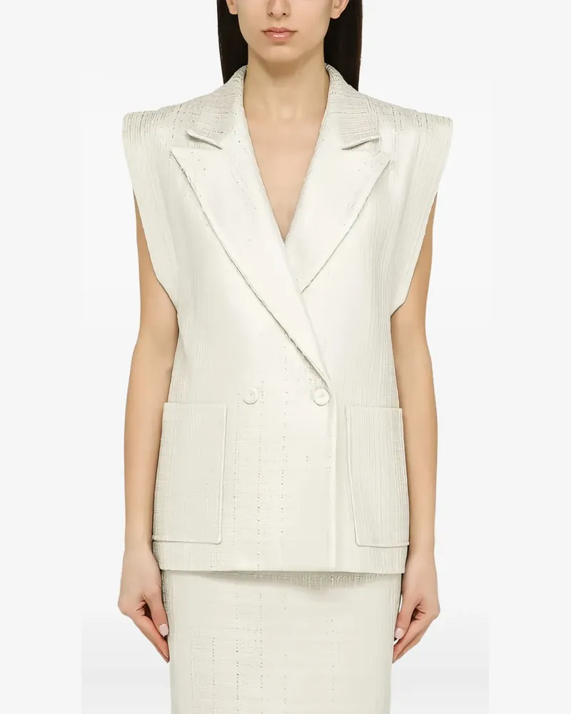 Federica Tosi Doppelreihige Weste - Nude Nude