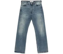 Jeans mit Abnähern - Blau