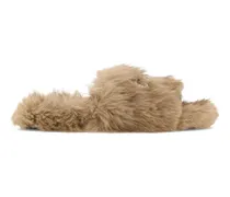 Furry Slipper - Nude