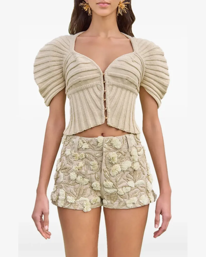 Cult Gaia Kian Shorts - Nude Nude