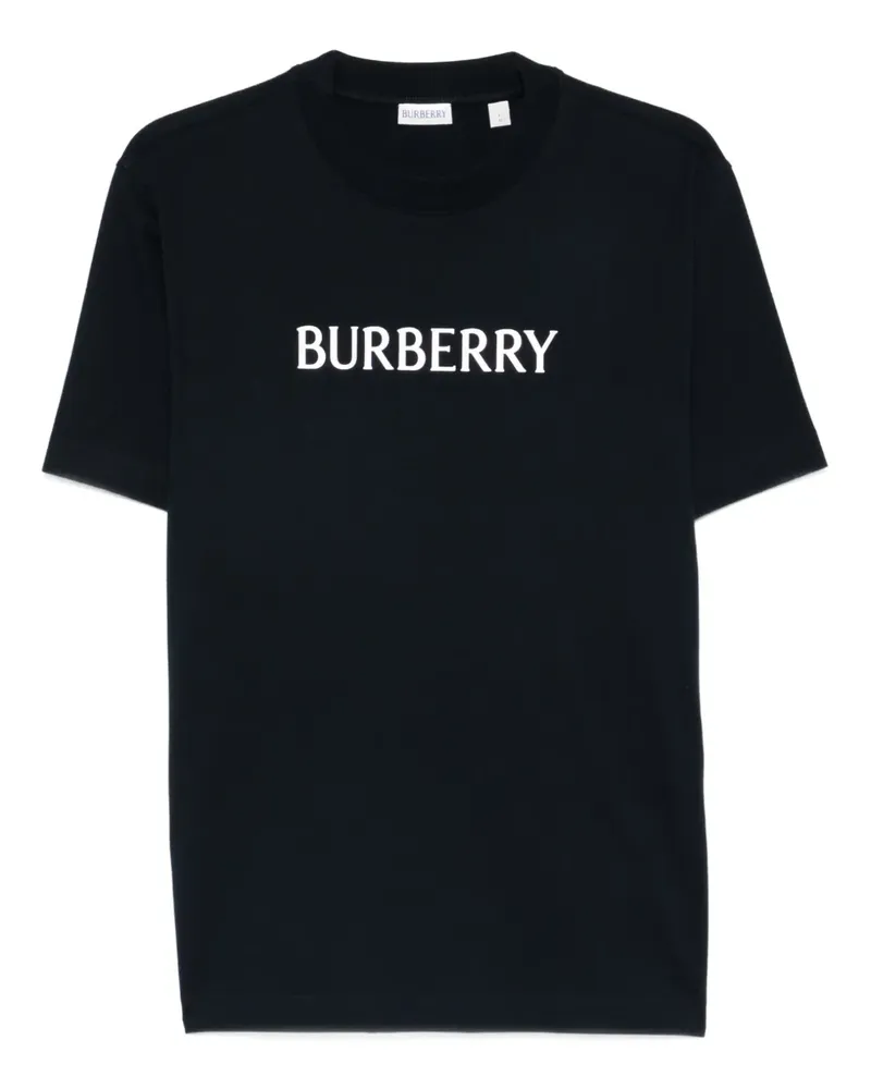 Burberry T-Shirt mit Logo - Blau Blau