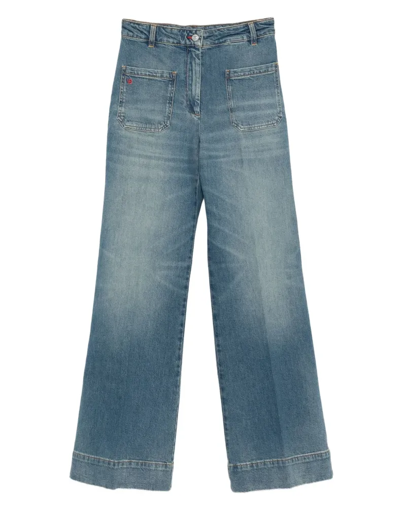 Victoria Beckham Jeans mit Taschendetail - Blau Blau