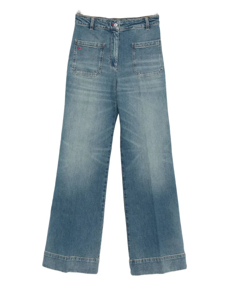 Victoria Beckham pocket-detail jeans - Blau Blau