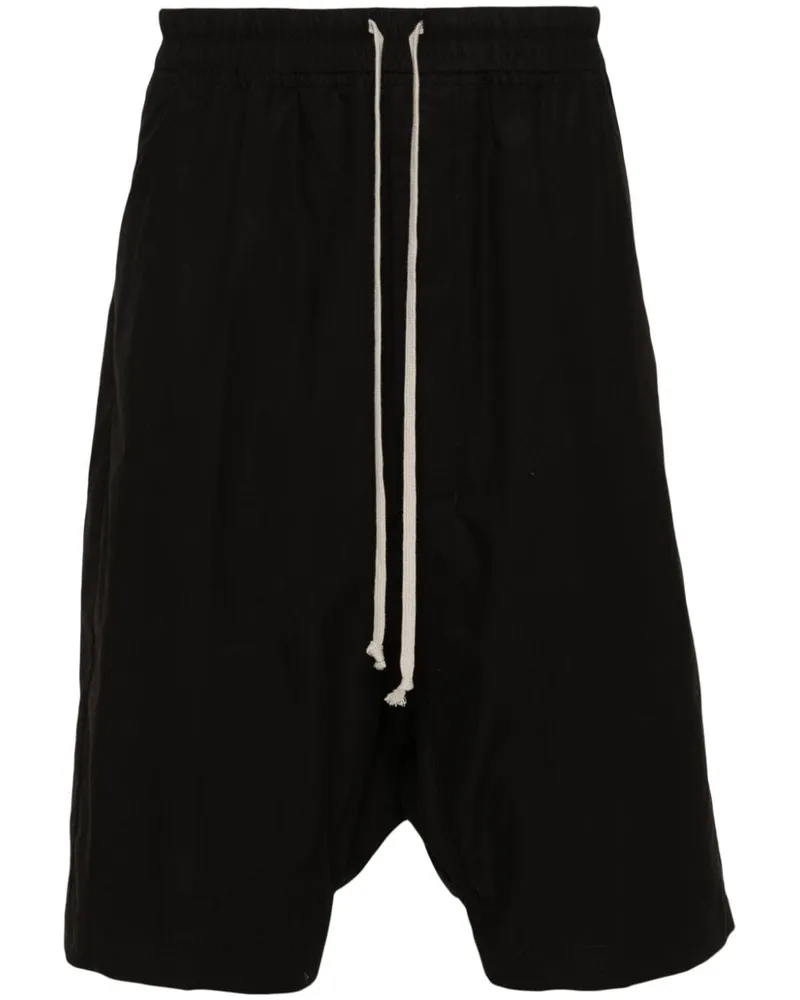 Rick Owens Pods Shorts aus Baumwolle - Schwarz Schwarz