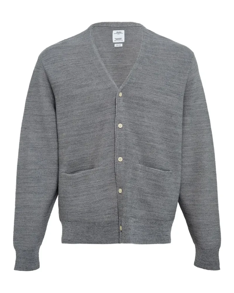 Visvim Selmer Cardigan mit V-Ausschnitt - Grau Grau