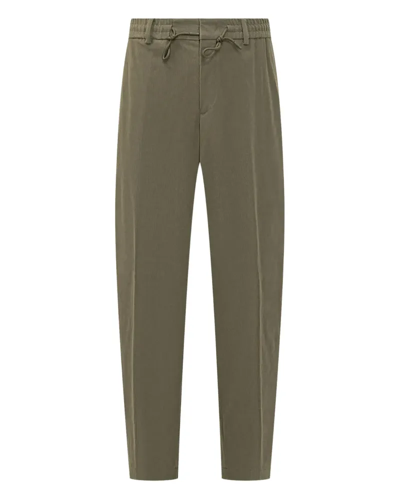 HUGO BOSS Tech corduroy drawstring trousers - Grün Grün