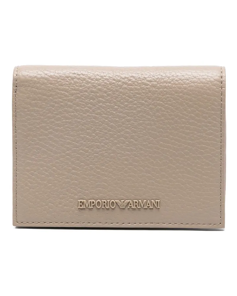 Emporio Armani Portemonnaie mit Logo - Nude Nude