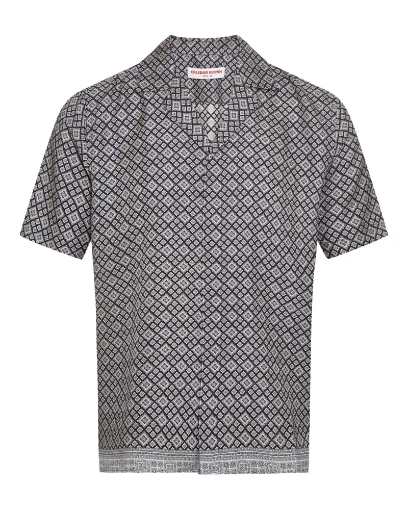 Orlebar Brown Maitan Hemd - Blau Blau