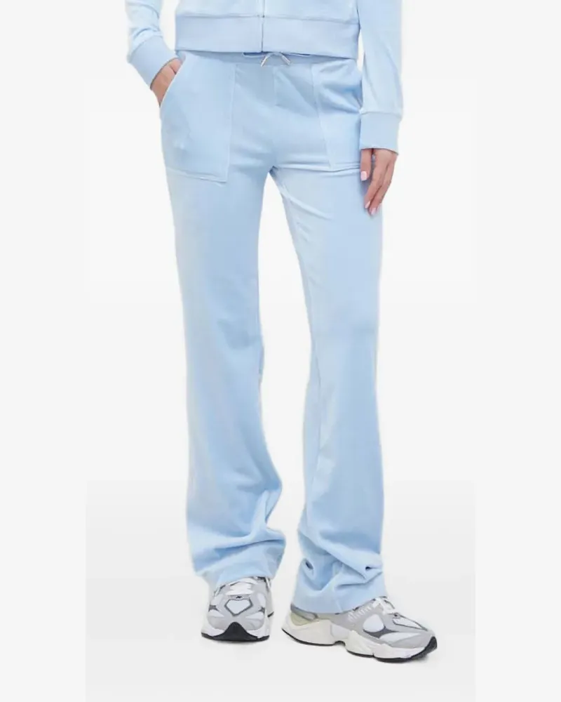 Juicy Couture embroidered pocket trousers - Blau Blau