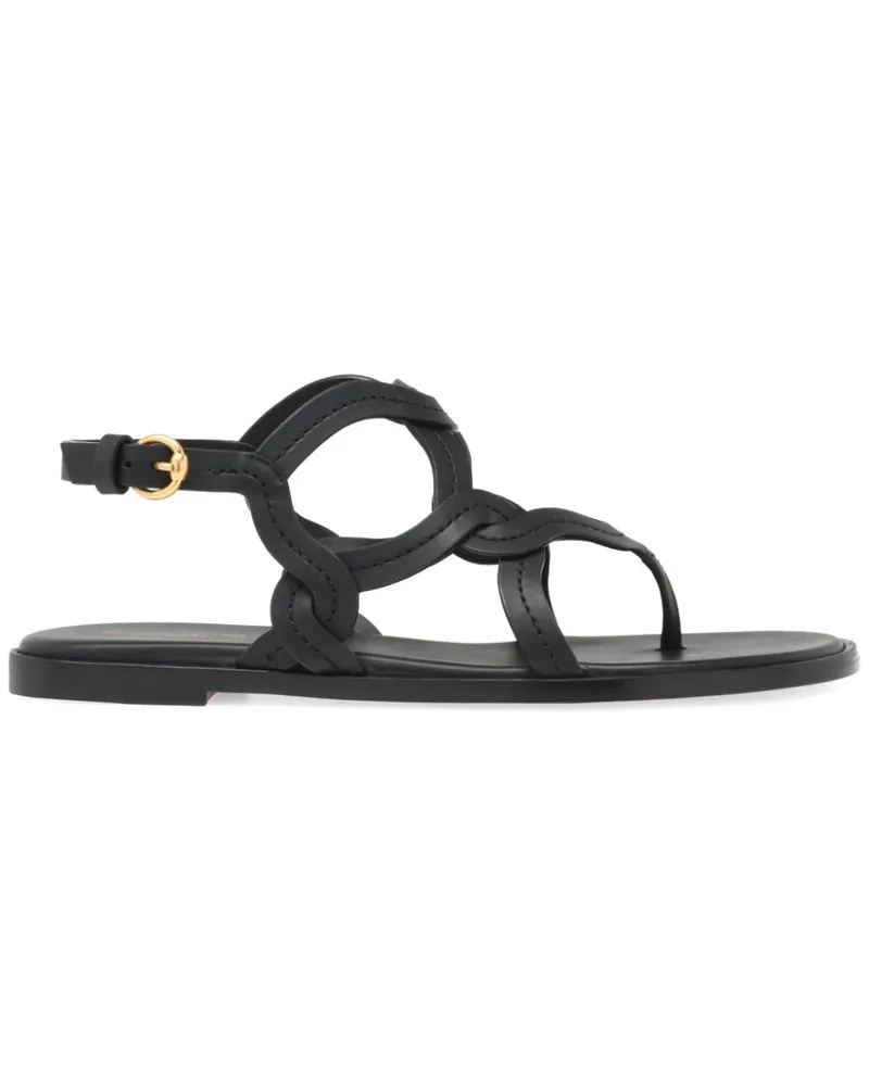 Gianvito Rossi Amalfi Sandalen - Schwarz Schwarz