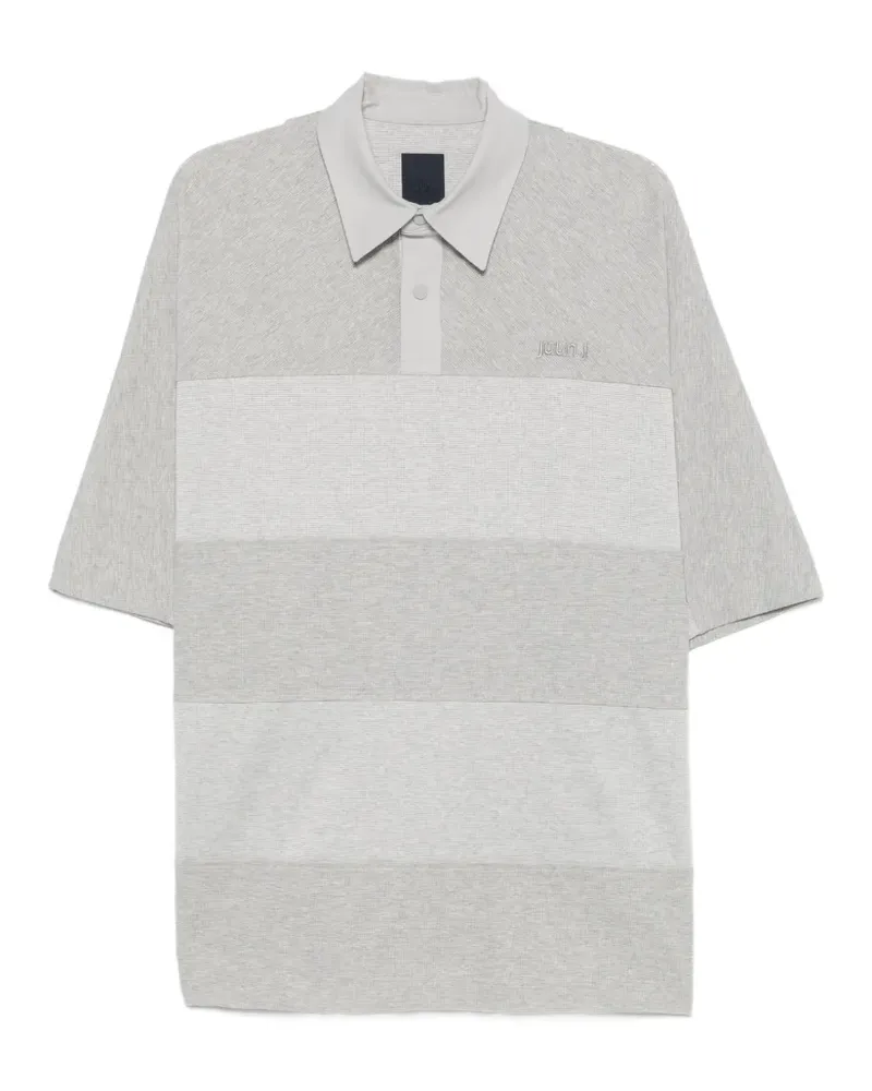 JUUN.J striped polo shirt - Grau Grau