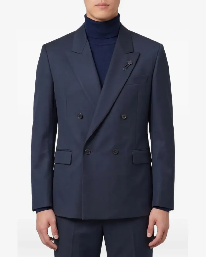 LARDINI Doppelreihiges Feeling Sakko - Blau Blau