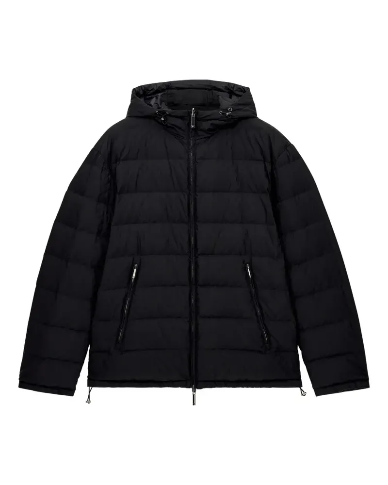 Emporio Armani Gefütterte Jacke - Schwarz Schwarz