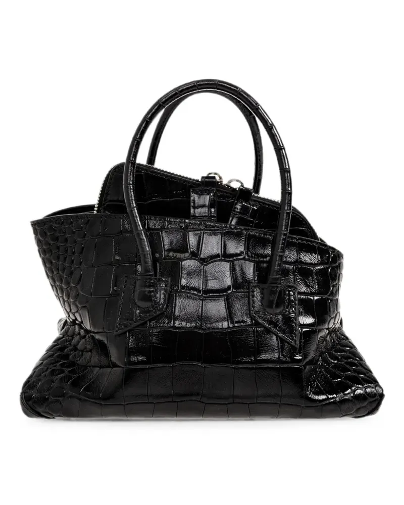 ATTICO Mini La Passeggiata Handtasche - Schwarz Schwarz