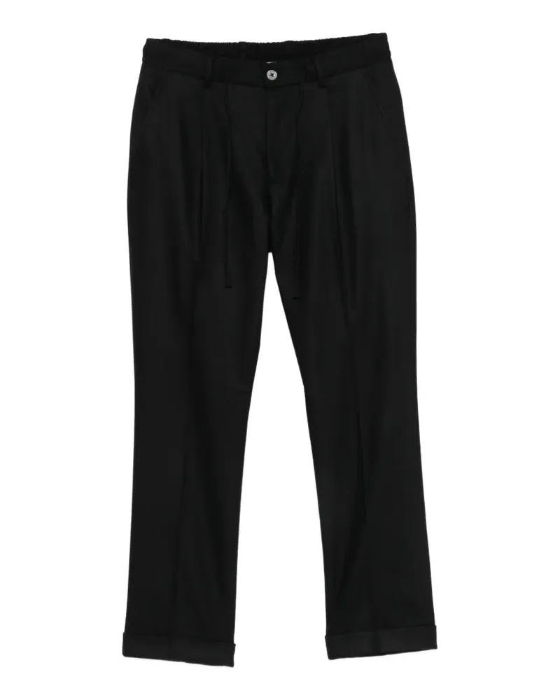 Gran Sasso Hose mit Kordelzug - Schwarz Schwarz