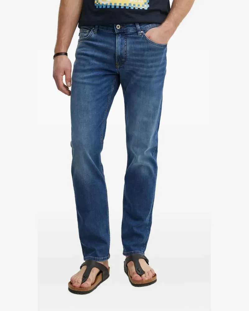 JOOP! Jeans mit Logo-Patch - Blau Blau