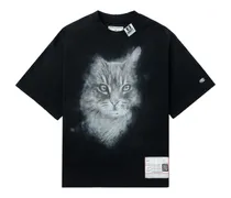 T-Shirt mit Cat-Print