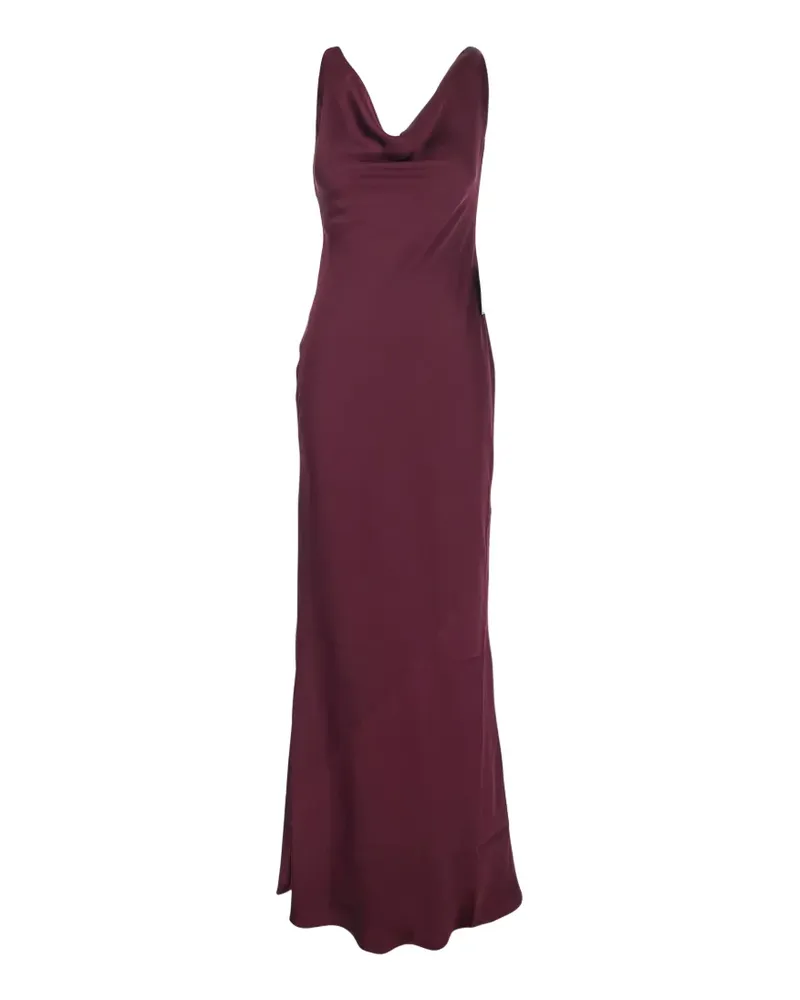 Norma Kamali cowl-neck gown - Rot Rot