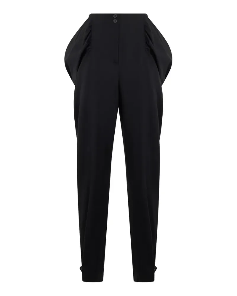Alberta Ferretti Tapered-Hose mit Schnallendetail - Schwarz Schwarz