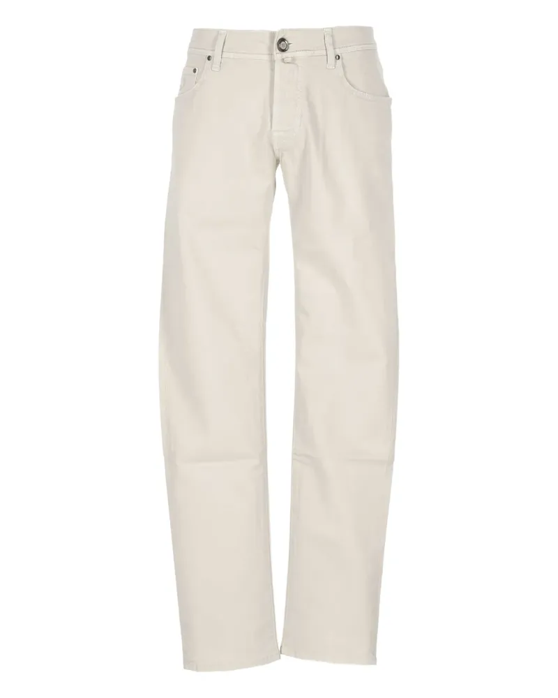 Jacob Cohën patch jeans - Weiß Weiß