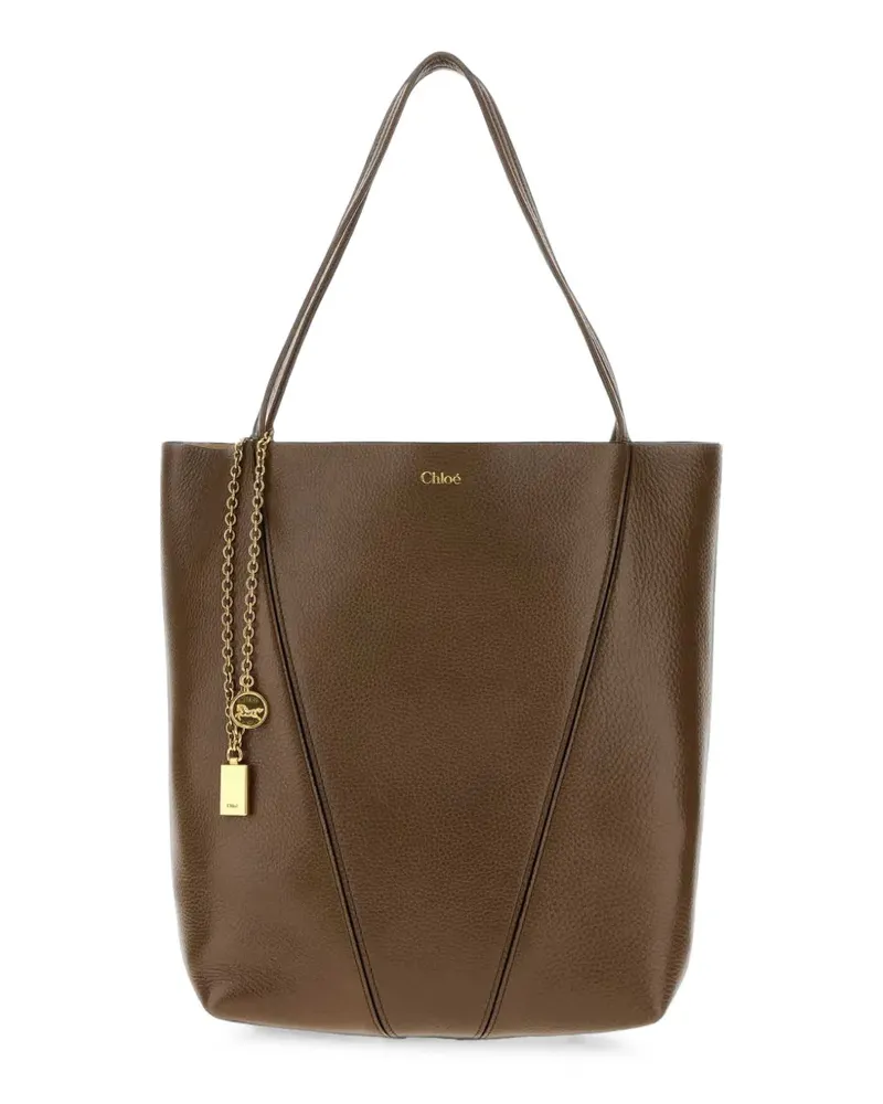 Chloé Spin Tote Bag aus Leder - Braun Braun