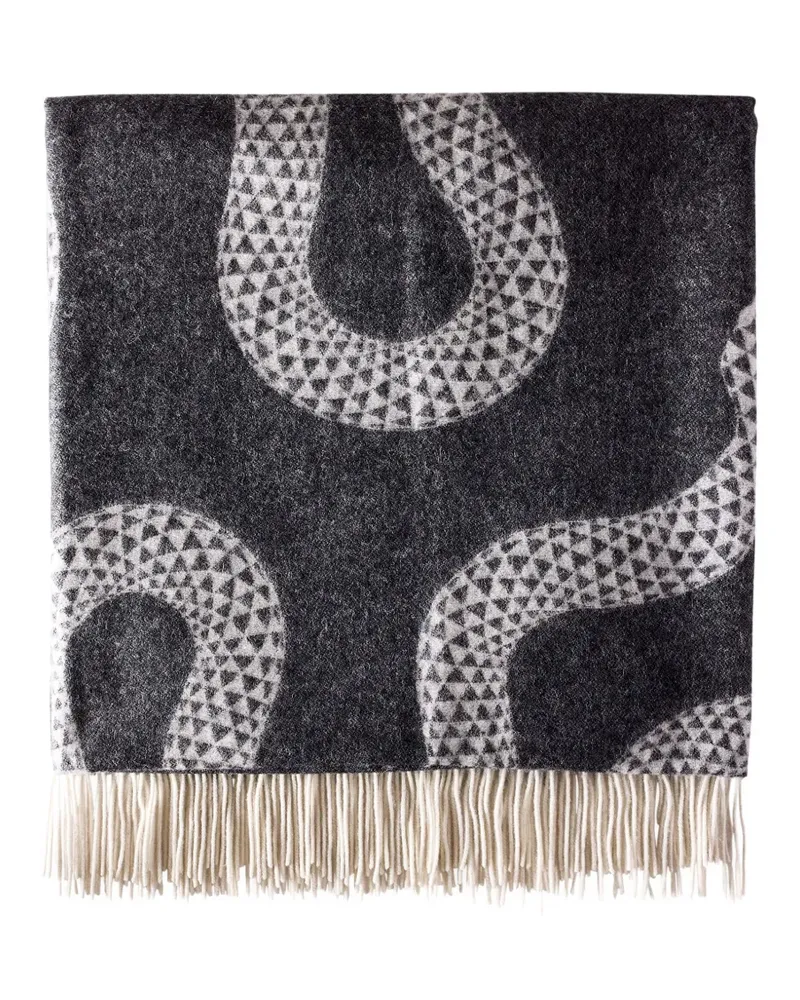 Jonathan Adler Ja Eden Wolldecke - Grau Grau