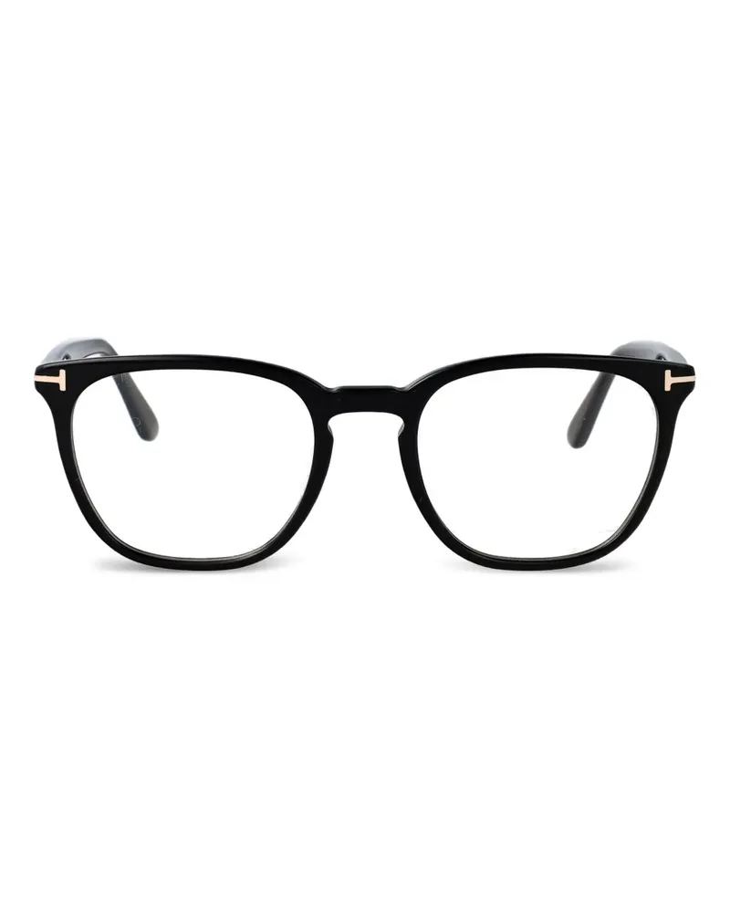 Tom Ford Brille mit eckigem Gestell - Schwarz Schwarz