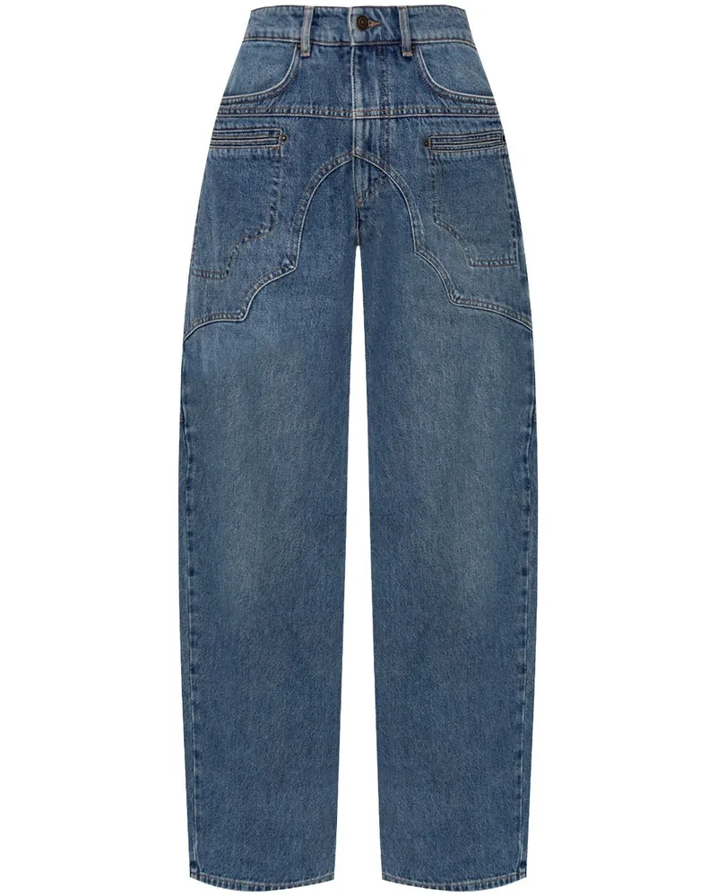 Isabel Marant Beryl Wide-Leg-Jeans - Blau Blau
