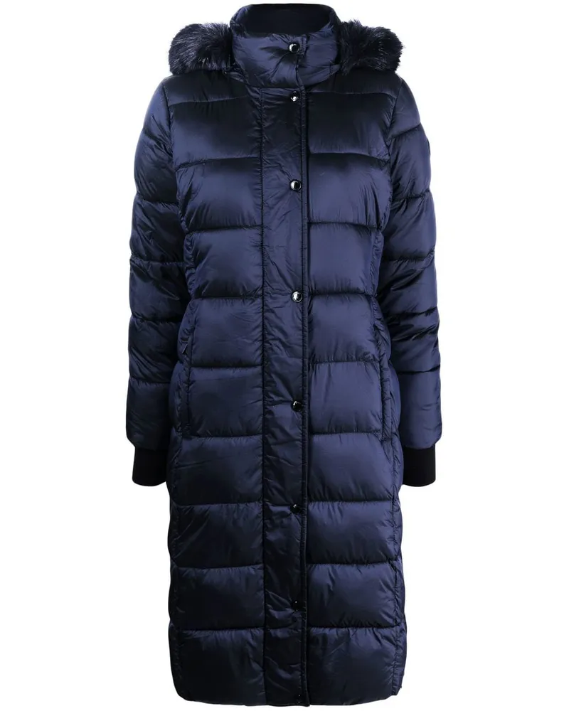 Michael Kors Schillernder Steppmantel - Blau Blau