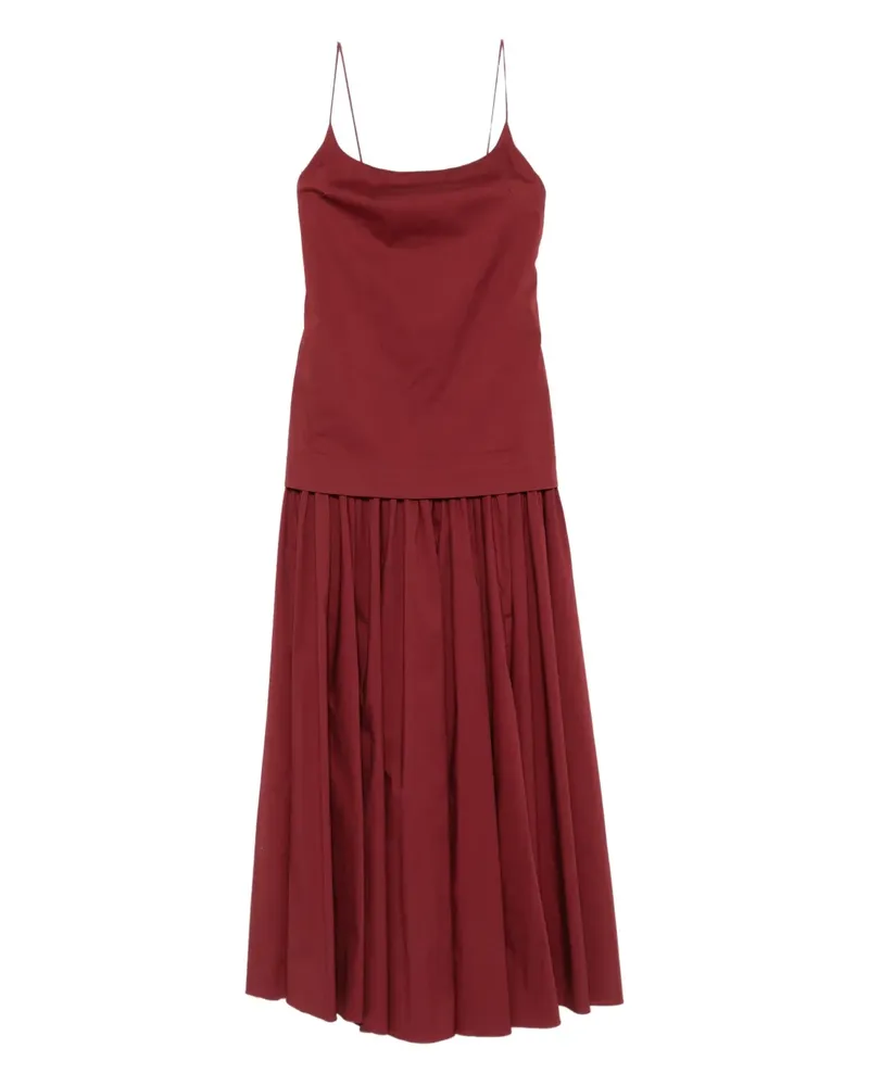 STAUD Maxikleid mit Spaghettiträgern - Rot Rot