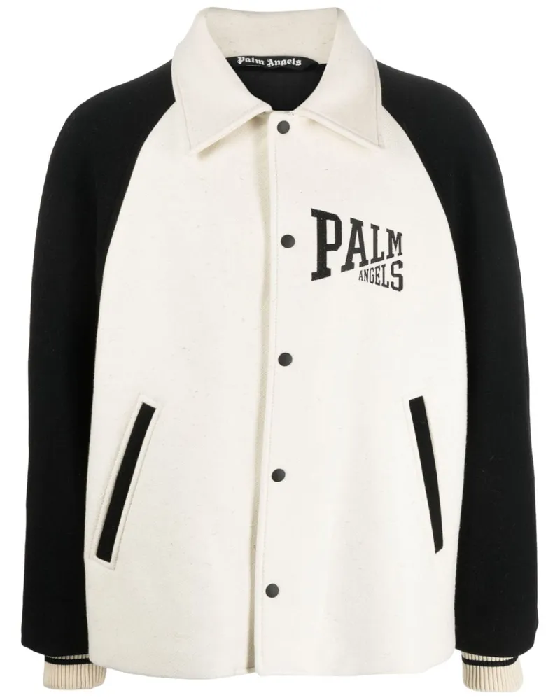 Palm Angels University Bomberjacke - Nude Nude