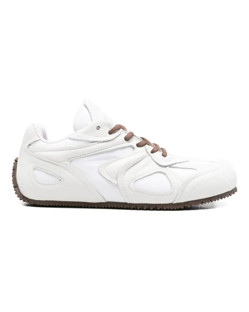 Axel Arigato paneled-detail lace-up fastening sneakers - Weiß Weiß