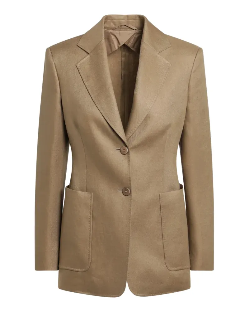 Max Mara Sakko mit aufgesetzter Tasche - Nude Nude