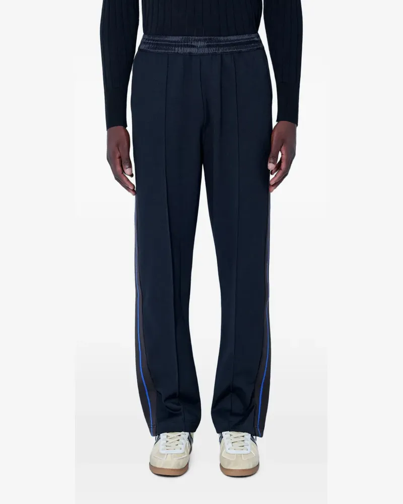 Wales Bonner side-stripe track pants - Schwarz Schwarz