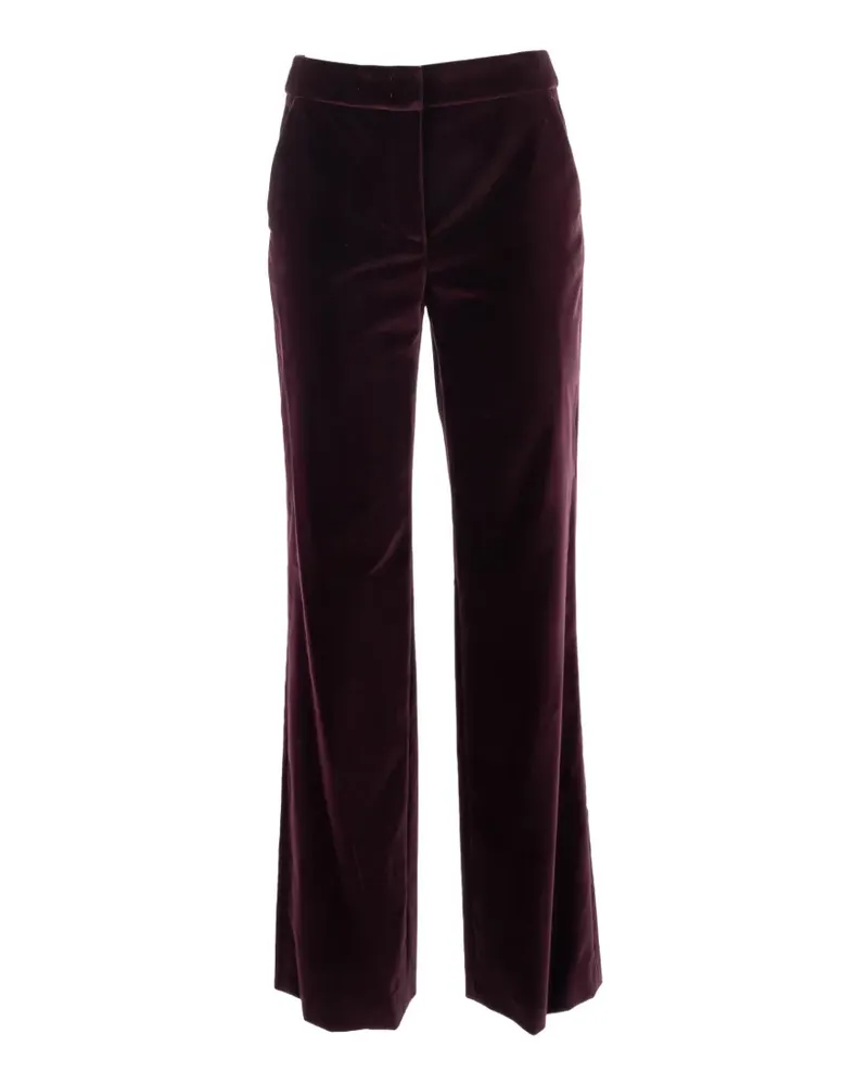 Genny Samthose mit geradem Bein - Rot Rot