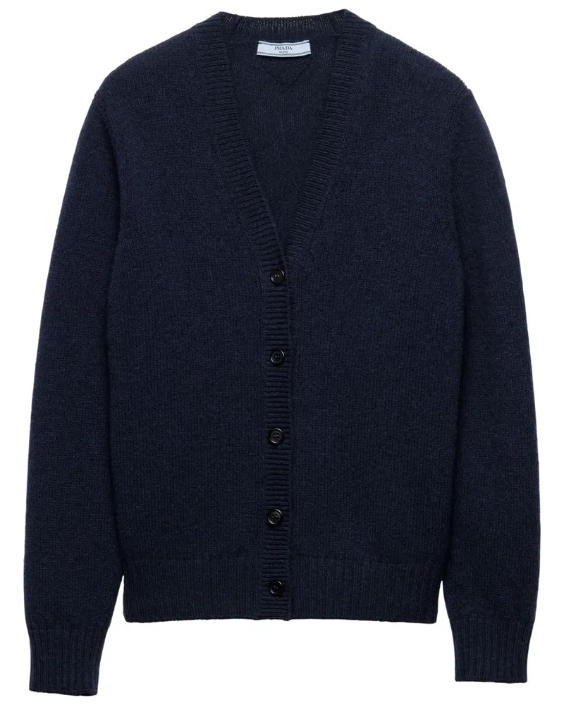 Prada Cardigan aus Wolle - Blau Blau