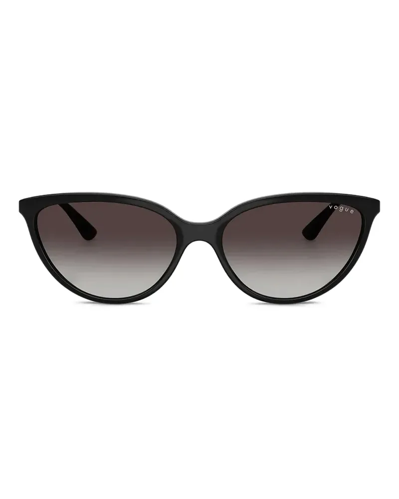 Vogue Cat-Eye-Sonnenbrille - Schwarz Schwarz