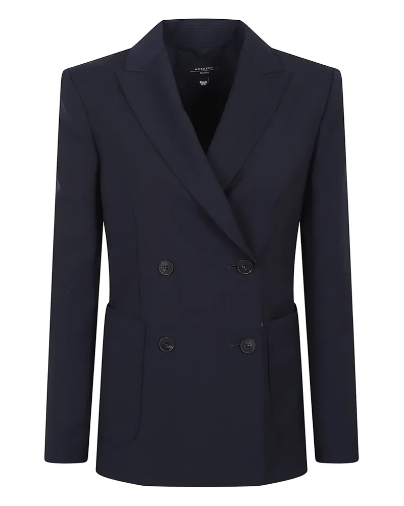 Max Mara double-breasted blazer - Blau Blau