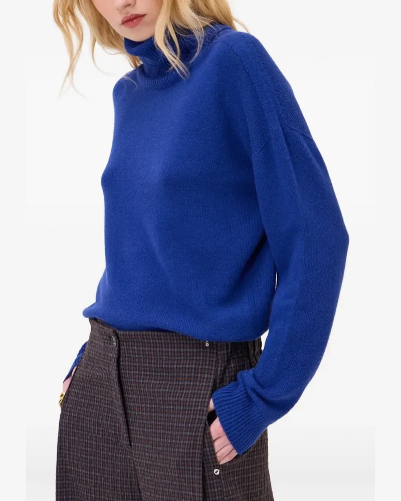ottod’Ame Pullover mit Rollkragen - Blau Blau