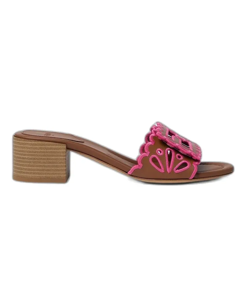 Fendi scalloped sandals - Braun Braun