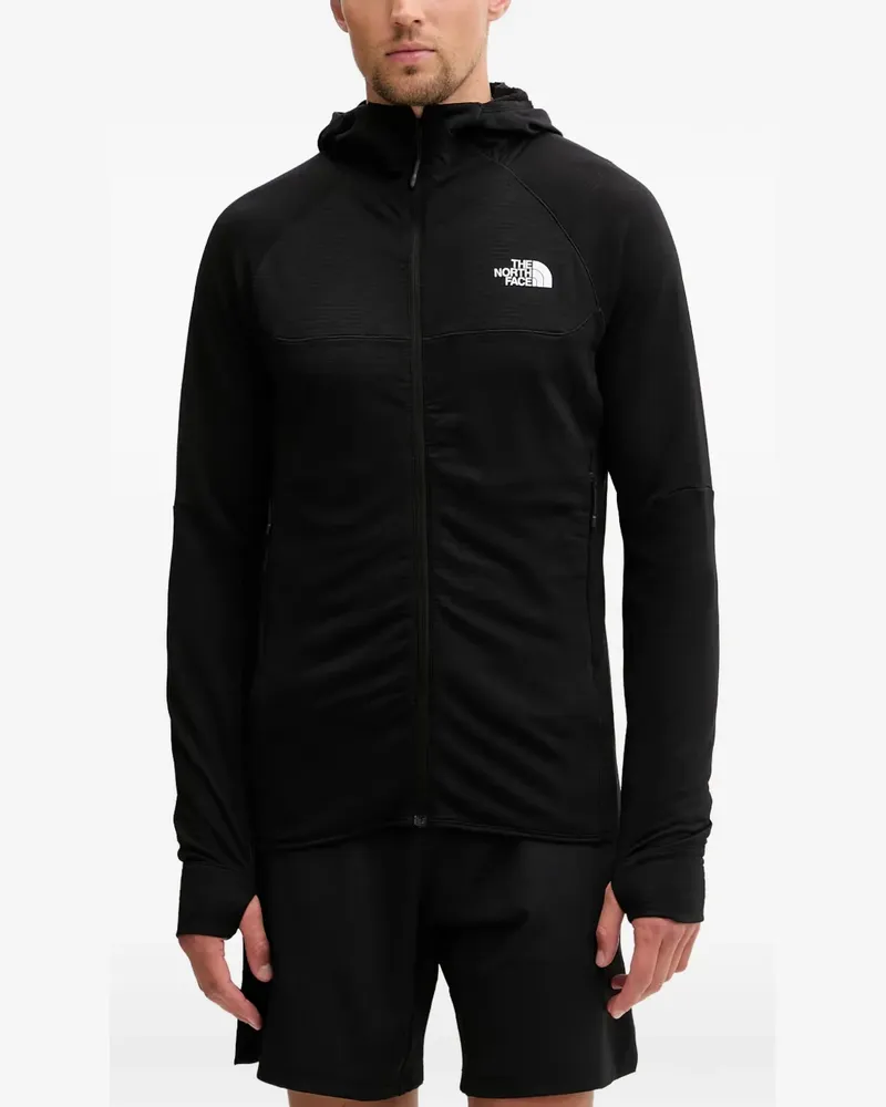 The North Face Bolt Polartec Kapuzenjacke mit Logo - Schwarz Schwarz